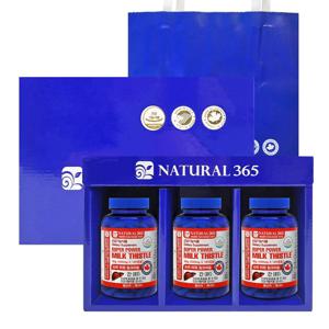 선물세트 캐나다 슈퍼파워 밀크씨슬 쇼핑백증정 (총3병-18개월분)