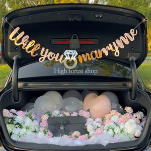 결혼 프로포즈용품세트 트렁크이벤트 will you marry me