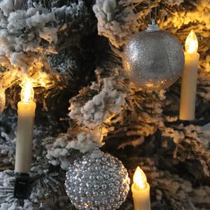 크리스마스 트리 장식 줄조명 LED촛불 전구 10p