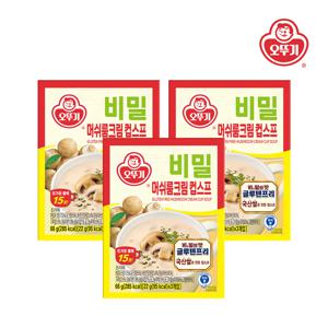 비밀 머쉬룸크림컵스프(22g*3)*3개