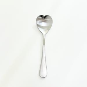 무광 하트 디저트 스푼 요거트 시리얼 숟가락 카페 국산 커트러리