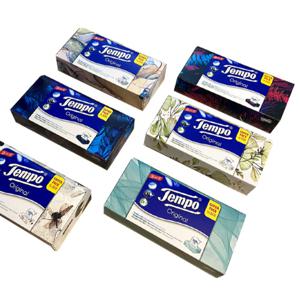 템포 휴지 갑티슈 프리미엄 4겹 화장지 100매입 1개