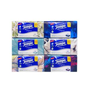 템포 휴지 갑티슈 프리미엄 4겹 화장지 100매입 x 1