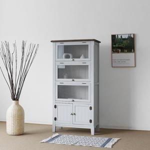 리움 A형 장식장 : 라이트그레이