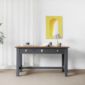 리움 B형 식탁/테이블 양서랍형 : 미드나이트