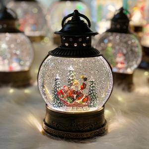 크리스마스 오르골 로맨틱 랜턴 무드등워터볼 스노우볼