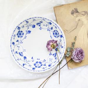 로얄블루 카레접시 감성 식기