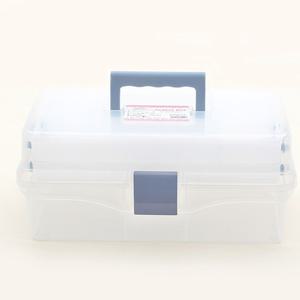 모던 3단 클리어 공구박스 부자재 보관