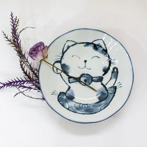 캐릭터 식기 마네키네코 카레접시