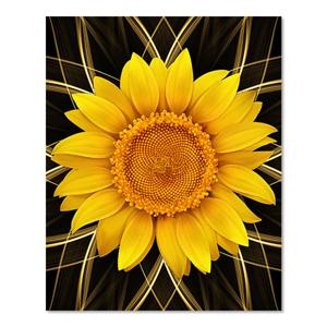 보석십자수 패브릭형 풍경 모던 해바라기 40x50