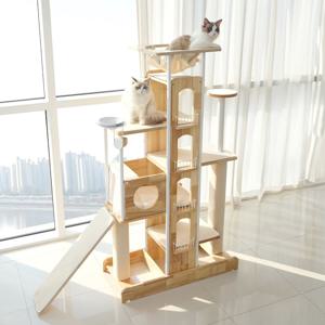 캣타워 고양이 원목 숨숨집 캣폴 캣워크