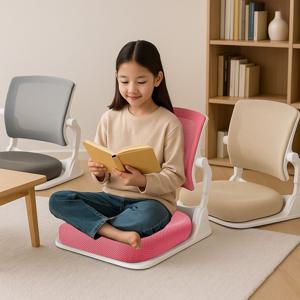 푹신 도톰 허리편한 등받이 접이식 좌식의자 7colors (FB5106)