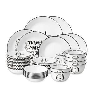 스누피앤찰리에디션 한국형 6인 25P 원형 홈세트