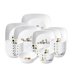 스누피더홈 한국형 6인 22P 사각 홈세트