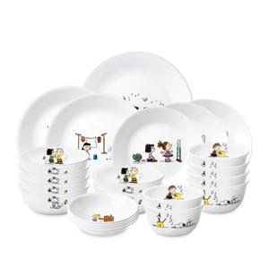 스누피더홈 한국형 6인 22P 원형 홈세트