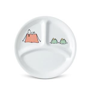 스누피캠핑 삼절소접시 1P