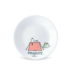 스누피캠핑 원형소접시 1P