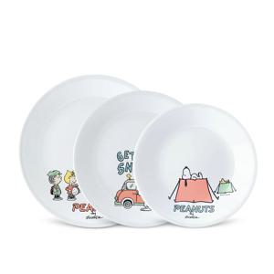 스누피캠핑 원형접시 3P(소,중,대)