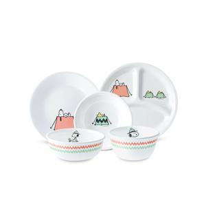 스누피캠핑 한국형 1인 5P 원형 삼절홈세트