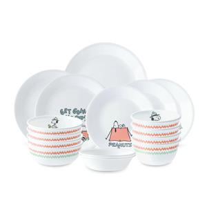 스누피캠핑 한국형 4인 16P 원형 홈세트