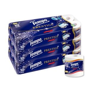 프레스티지 4겹 프리미엄 화장지 롤티슈 17m 10롤 x 3팩