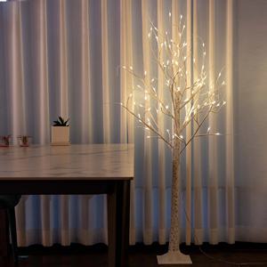 감성 LED 전구 자작나무 크리스마스트리 조명 120cm