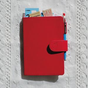 The Red Diary 더 레드 가죽 다이어리 만년 A6