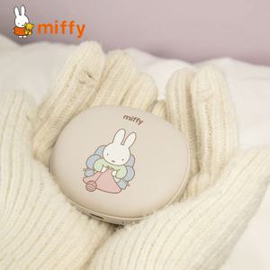 미피 전자핫팩 손난로 보조배터리 원형 핸드워머 귀여운 캐릭터 굿즈 충전기 25