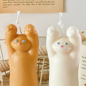 쭈-우욱 액체 고양이 캔들 오브제 향초 집사선물 인테리어소품 고영희