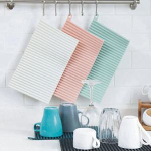 실리콘 드라잉매트 식기건조매트 싱크대롤매트 물빠짐 그릇받침대 드라이 5color