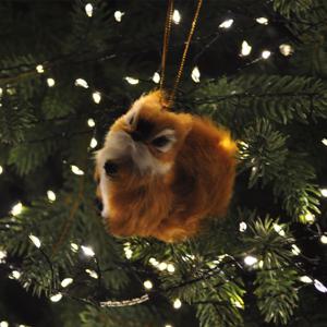 브라운 다람쥐 (소)인형 오너먼트 소품 장식 크리스마스 겨울 교회 성당 메리크리스마스