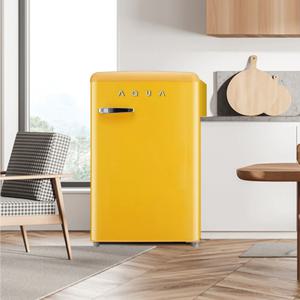 하이얼 소형 레트로 스탠드형 김치냉장고 ART101MNY 95L 냉동고 겸용