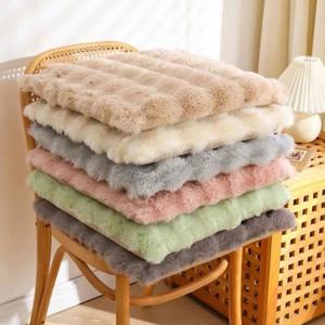 포근하고 따뜻한 버블 사각 방석 6color 45x45 겨울용 미끄럼 방지 논슬립 패드