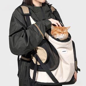 젠트 강아지 앞가방