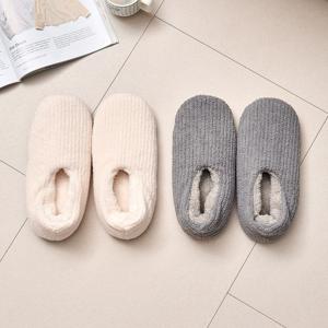 보드라운 잔골지 스프라이프 룸슈즈 2SETS IV,GR