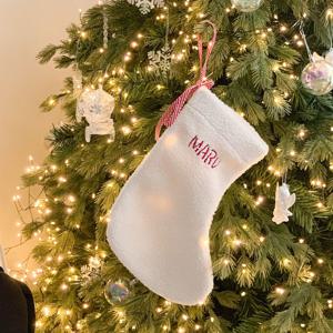 이름자수 산타 양말 크리스마스 트리 오너먼트 소품
