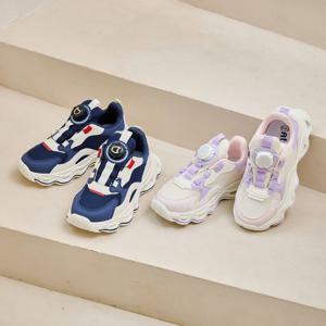 끈없는 편안한 착용 아동용 원터치 에어 데일리 다이얼 운동화