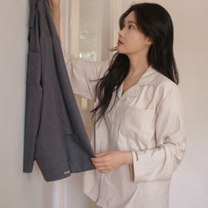 J'eu 파우더 세미 벨벳 자수 파자마 잠옷 세트 5color, 2size