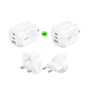 멀티 3포트 GaN 초고속 충전기 호환 여행용 변환 어댑터 플러그