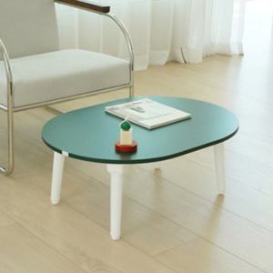 타원형 거실 사이드 좌식 테이블  티 차 간식 쇼파 소파 6단 높이조절 테이블