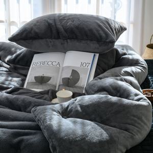 고밀도 밍크극세사 겨울침구 라지킹 차렵이불베개 세트