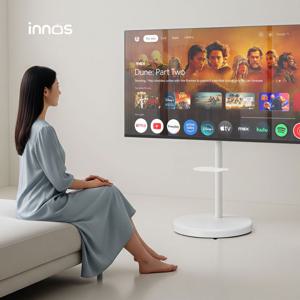 이노스 스마트 구글 UHD QLED TV 165cm(65인치) 화이트 삼탠바이미 패키지