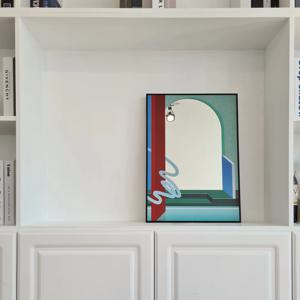 곡선의 문 포스터 거울