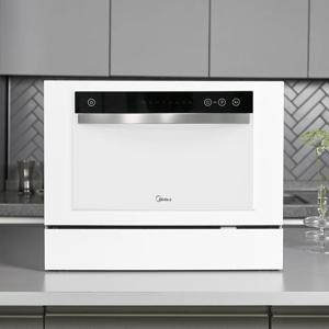 [리퍼] 식기세척기 MDW-H601W 스테인리스 자동문열림 UV램프 무타공 무설치 6인용