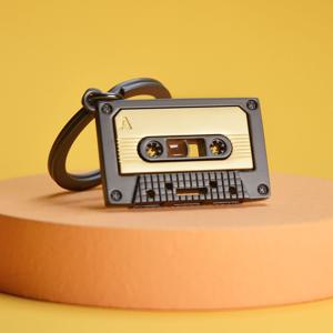 키링 카세트 테이프 (Black-블랙)