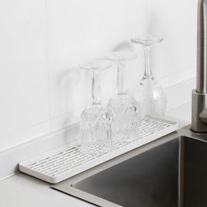 물빠짐 컵건조 트레이 싱크대 미니 식기 건조대 컵 정리대 설거지 보관함 물병 드라잉 매트