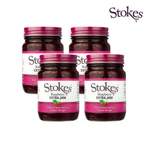 Stokes 영국 프리미엄 라즈베리 잼 340g*4개