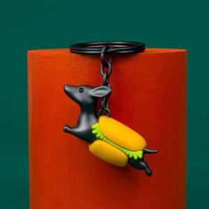 키링 핫도그 (Black-블랙)