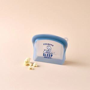 스누피 실리콘 지퍼백 600ml (LWP618BLU)