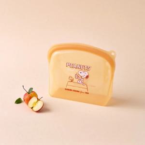 스누피 실리콘 지퍼백 1.2L (LWP619ORG)